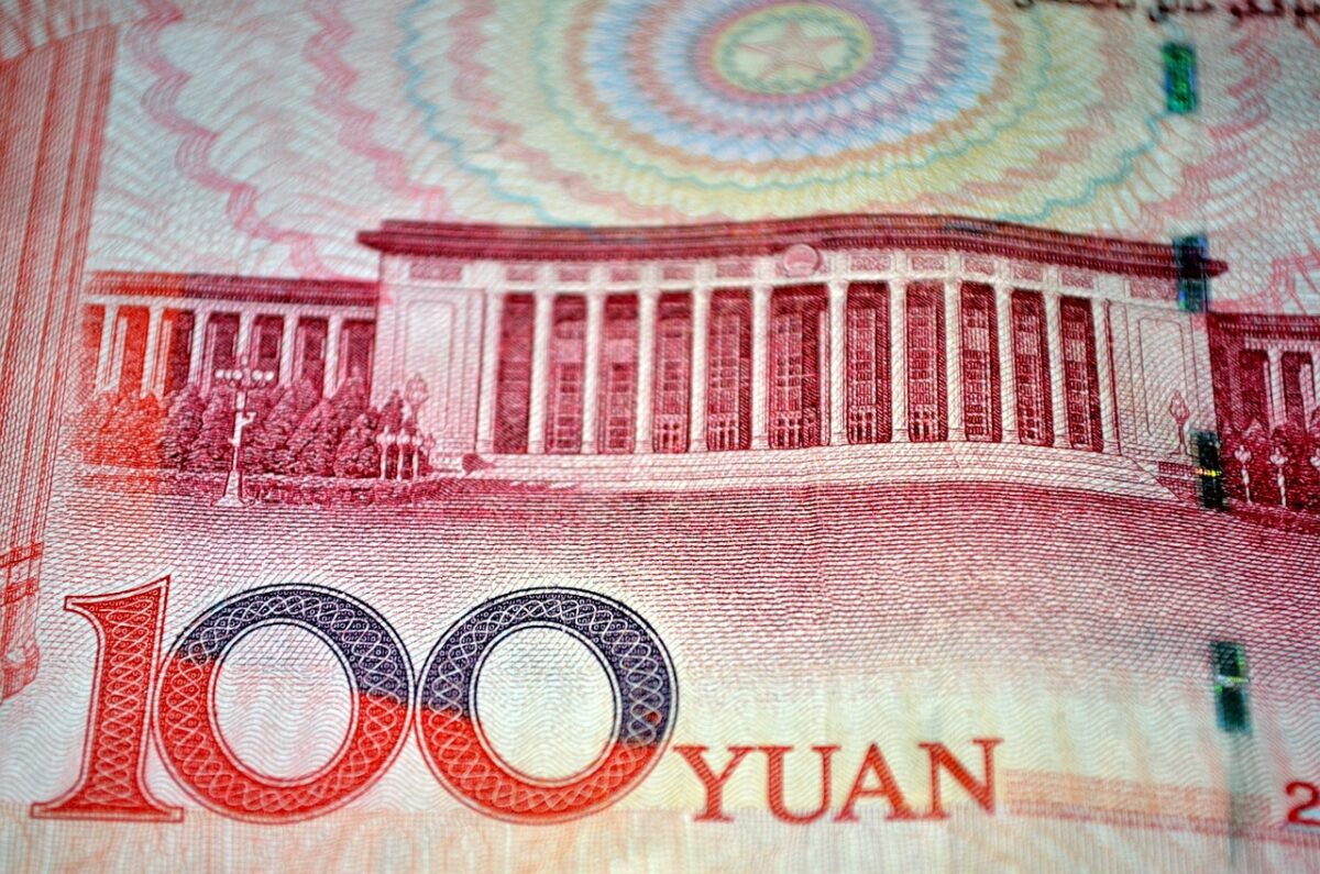 China Yuan Abwertung