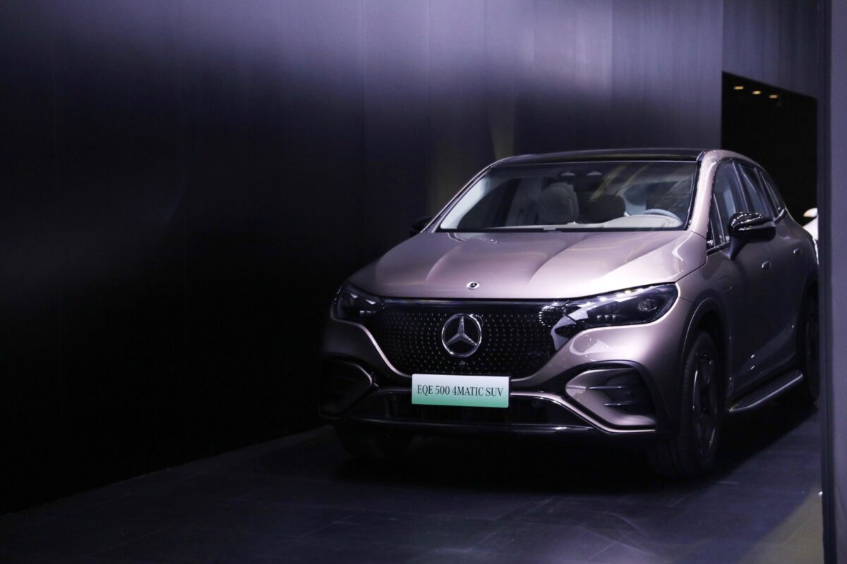 Auto von Mercedes auf der Shanghai Motor Show
