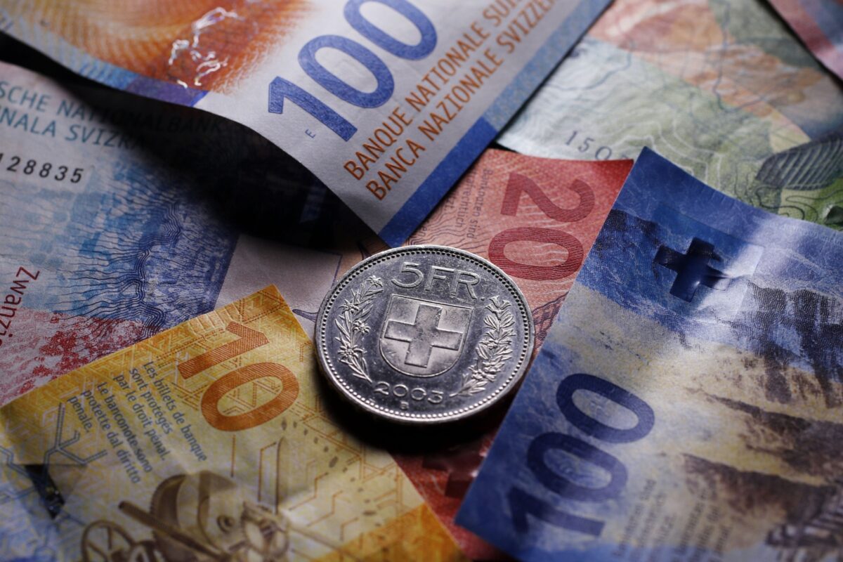 Schweizer Franken-Geldscheine
