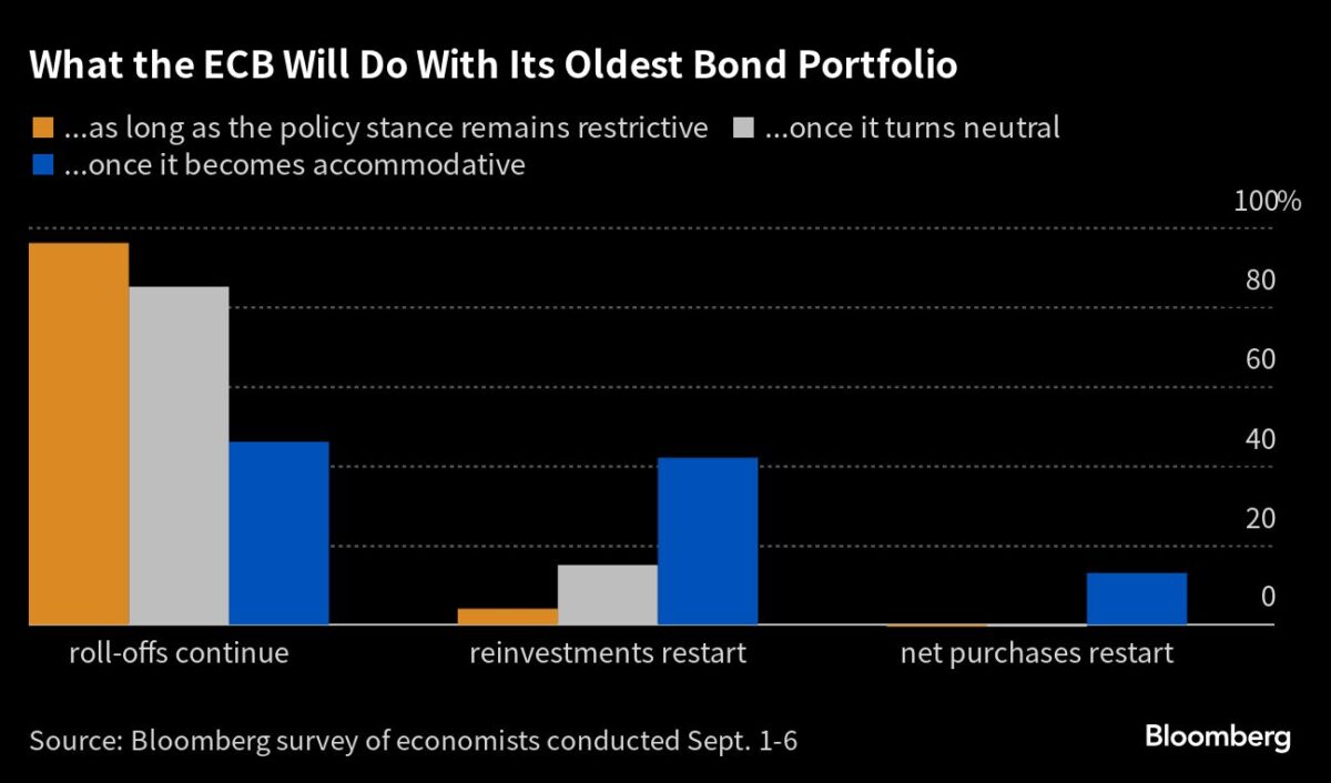 Erwartungen an Umfang der EZB mit ihren Anleihebeständen