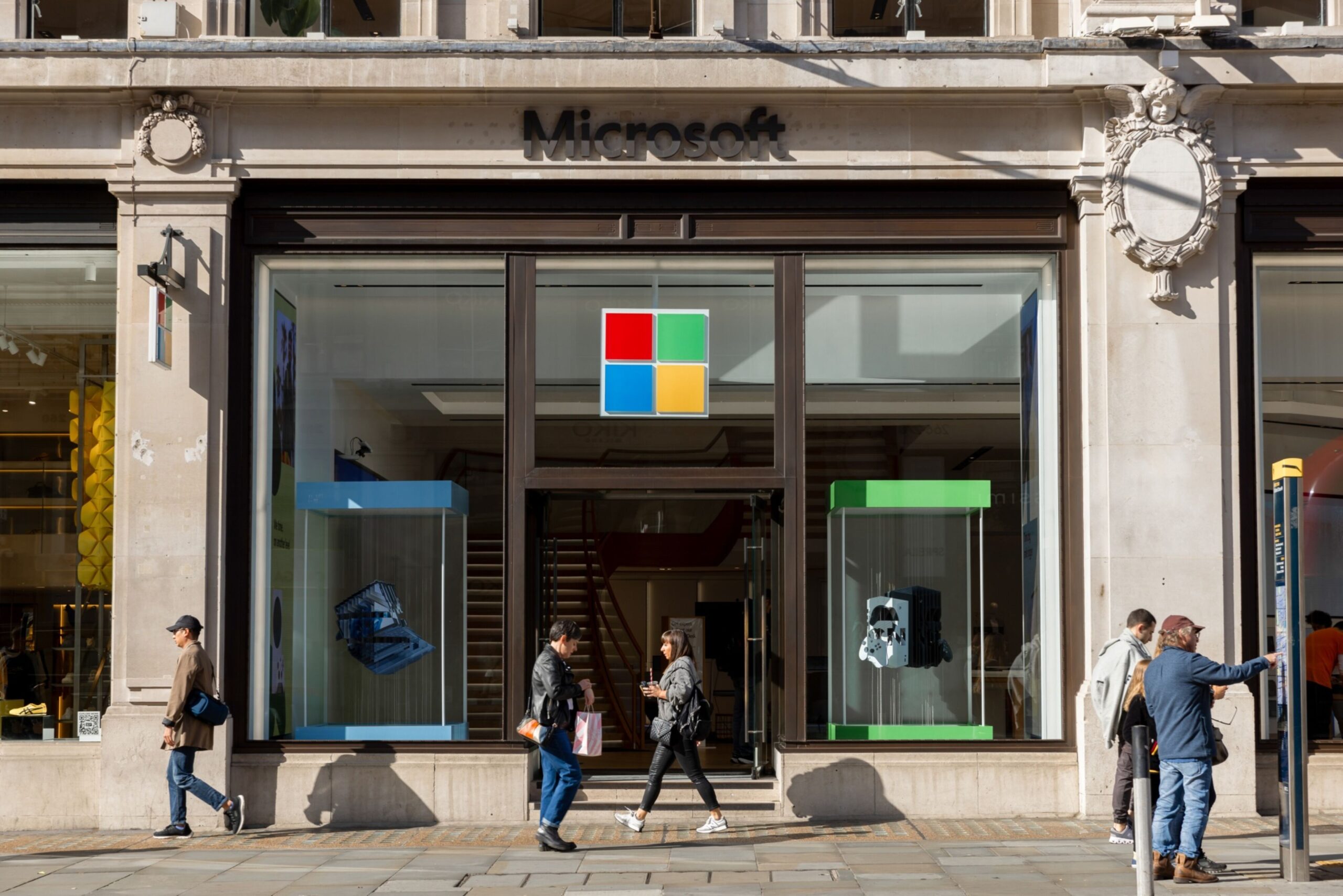 Microsoft-Geschäft in London