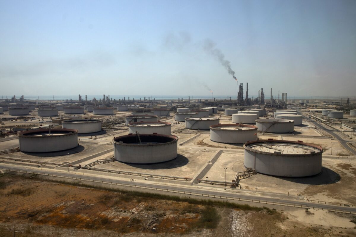 Öl-Lager in Saudi-Arabien