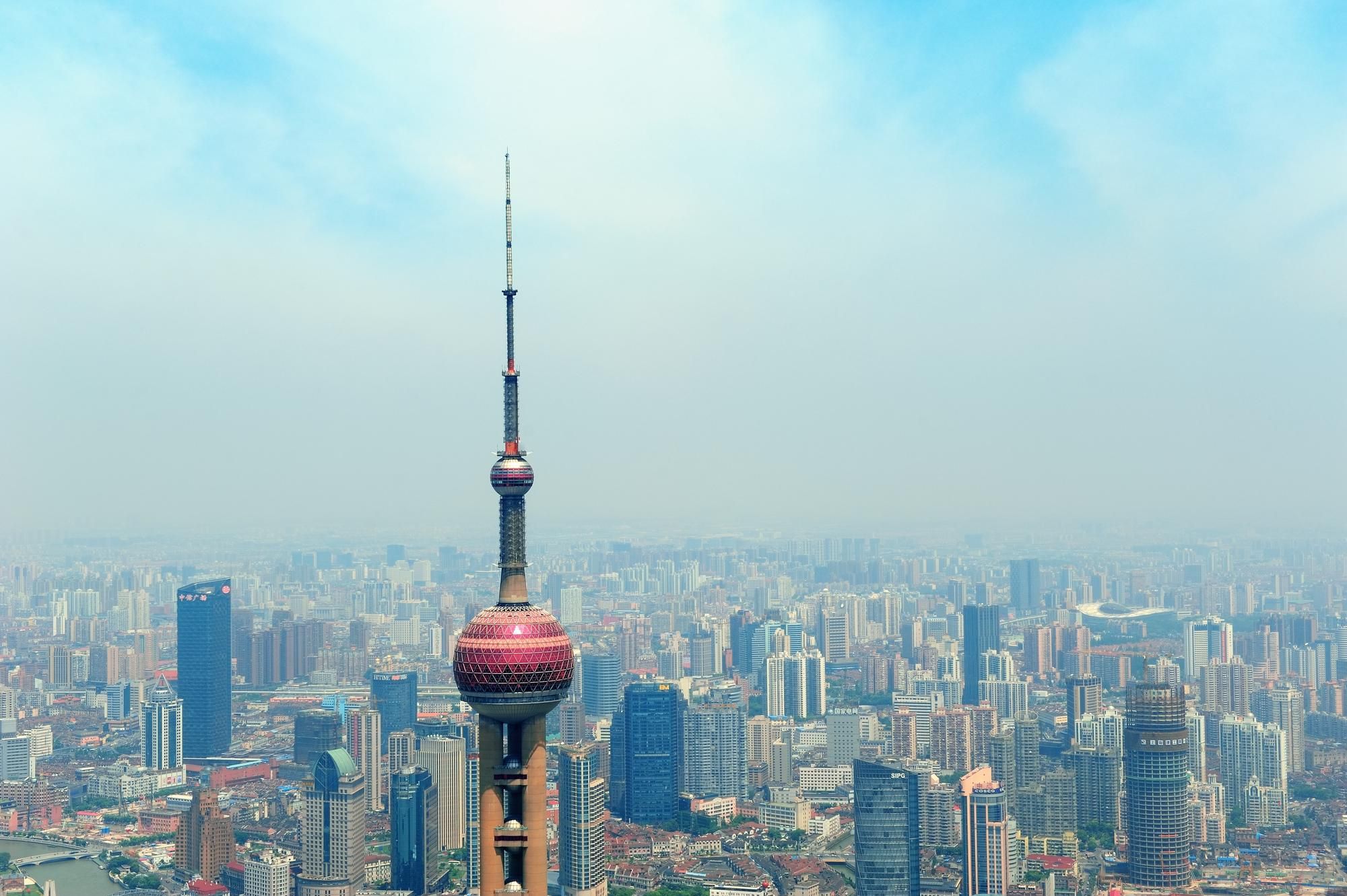 Shanghai als Hotspot in China