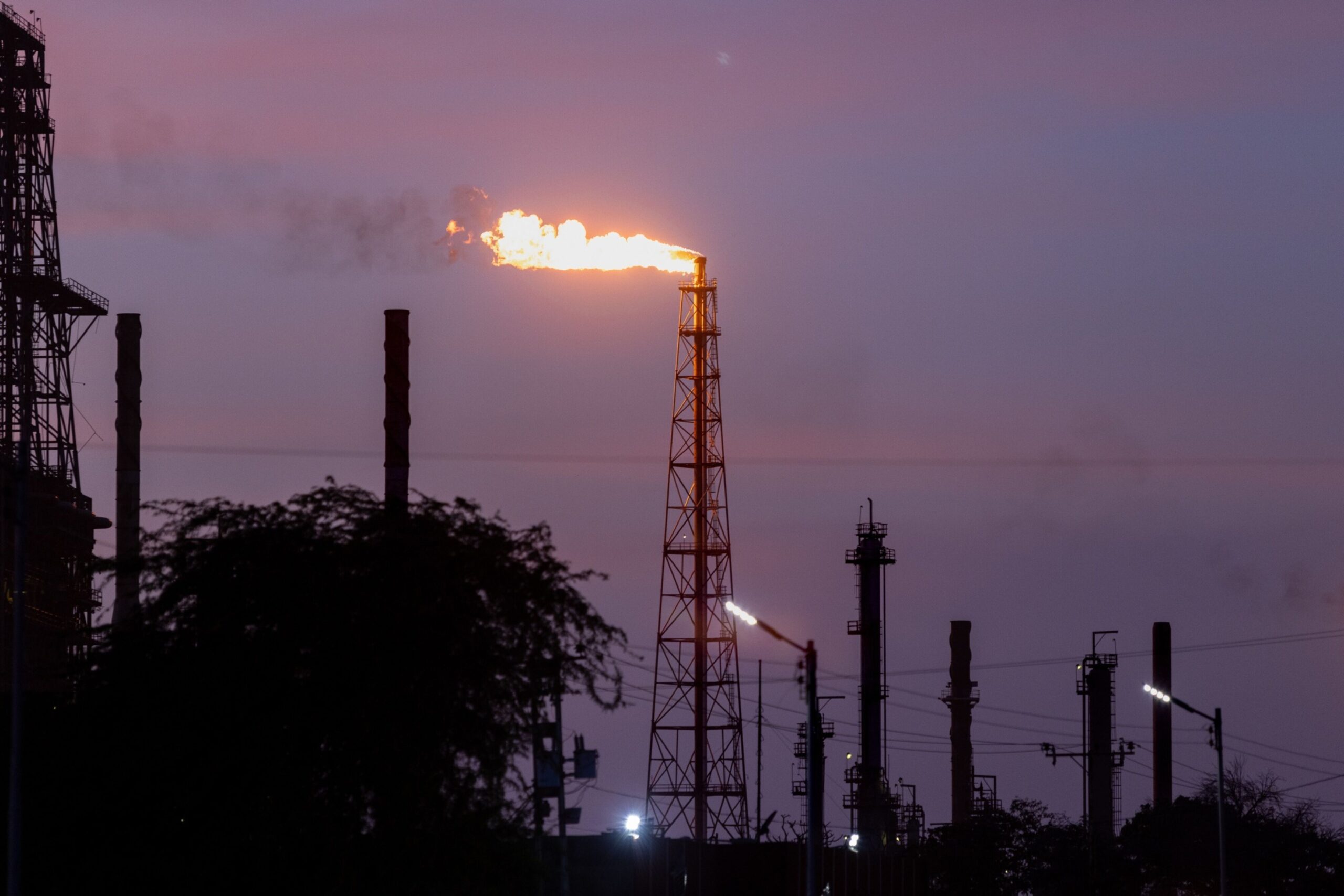 Öl-Raffinerie in Venezuela
