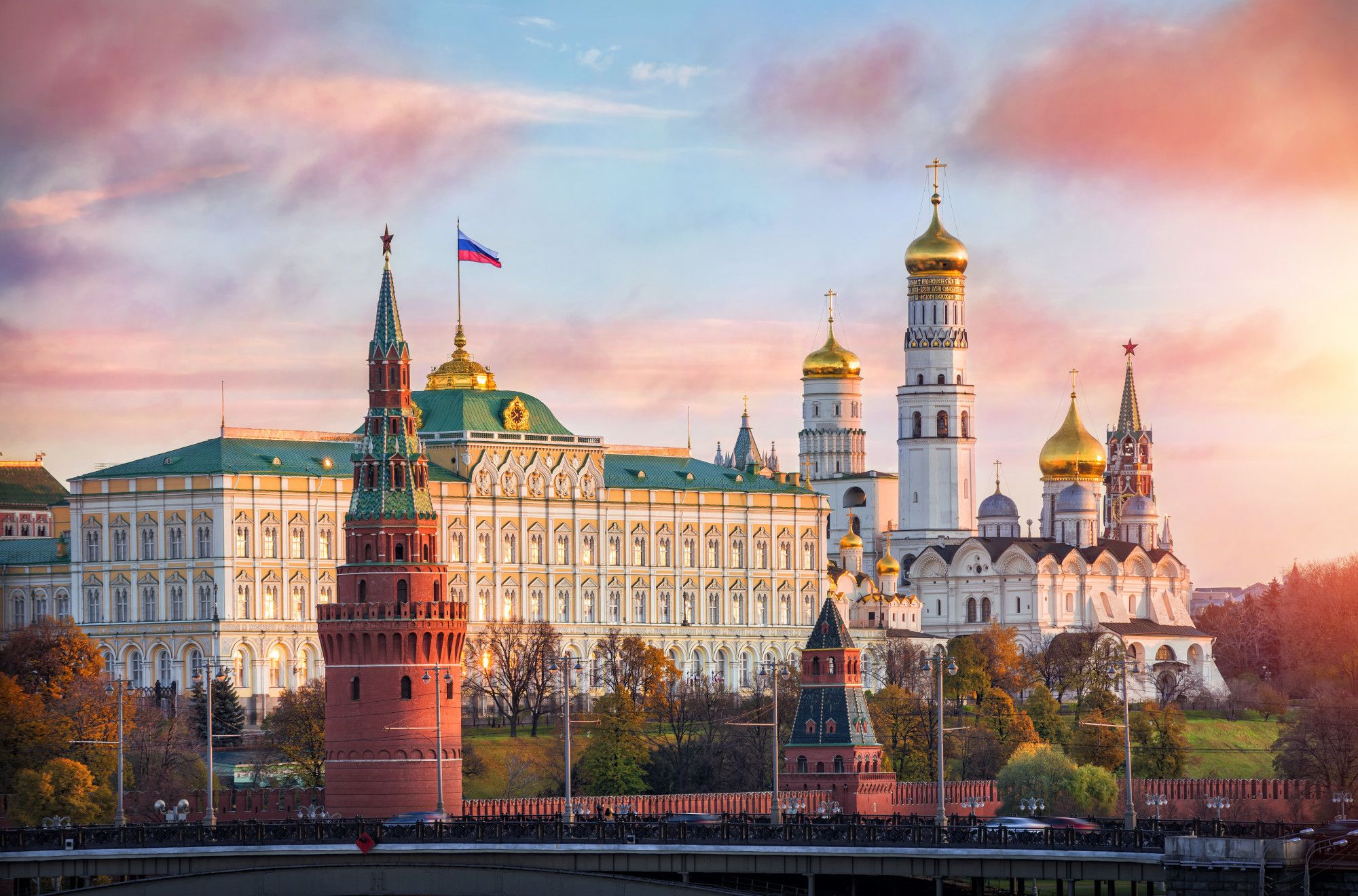 Der Kreml ist das Symbol für Russland