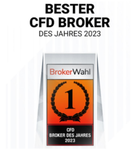 AUSGEZEICHNET in Deutschland 2023! Über 66.000 Trader haben bei der Brokerwahl.de entschieden! BESTER CFD Broker ist XTB!