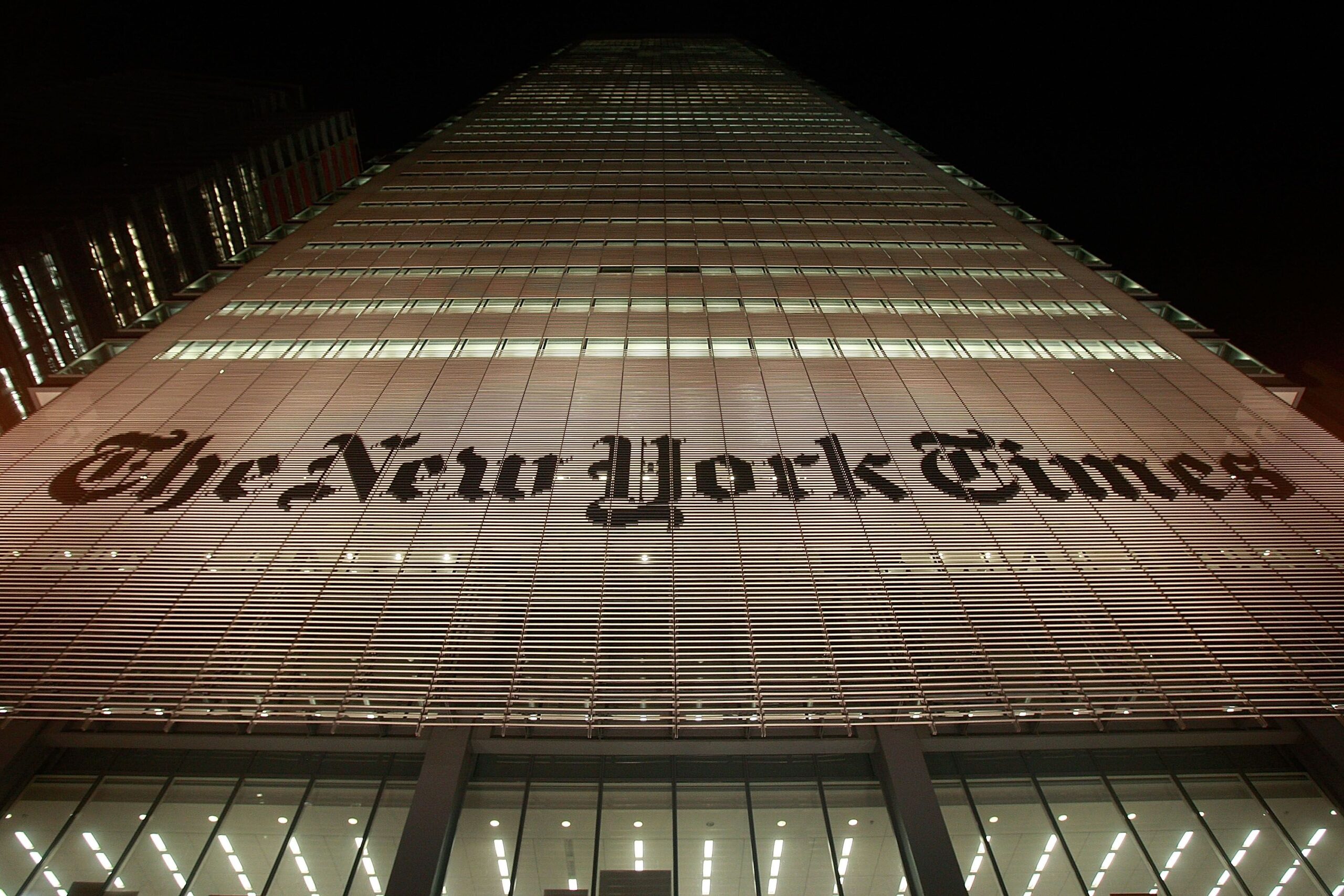 Hauptquartier der New York Times - dem drittgrößten Zeitungsverlag in den USA