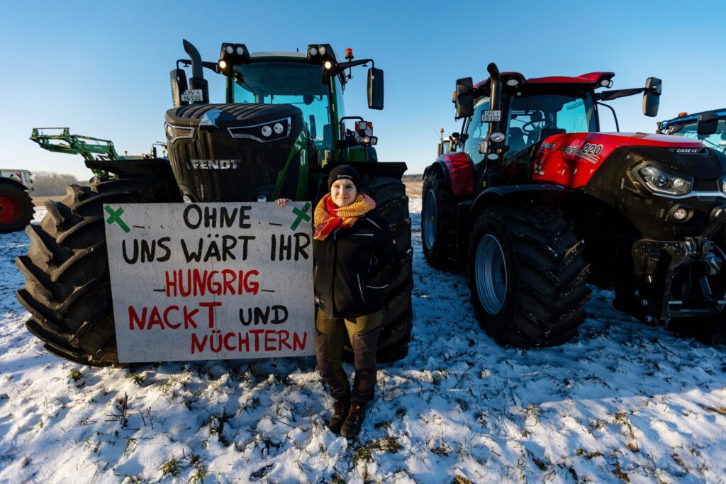 Bauern-Demonstration in Berlin - Ampel abschalten