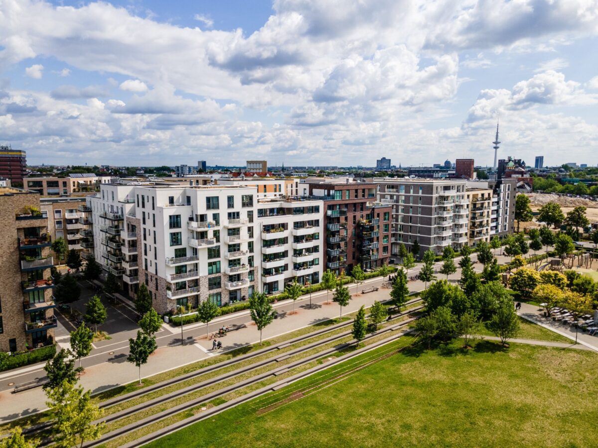 Neubaugebiet in Hamburg