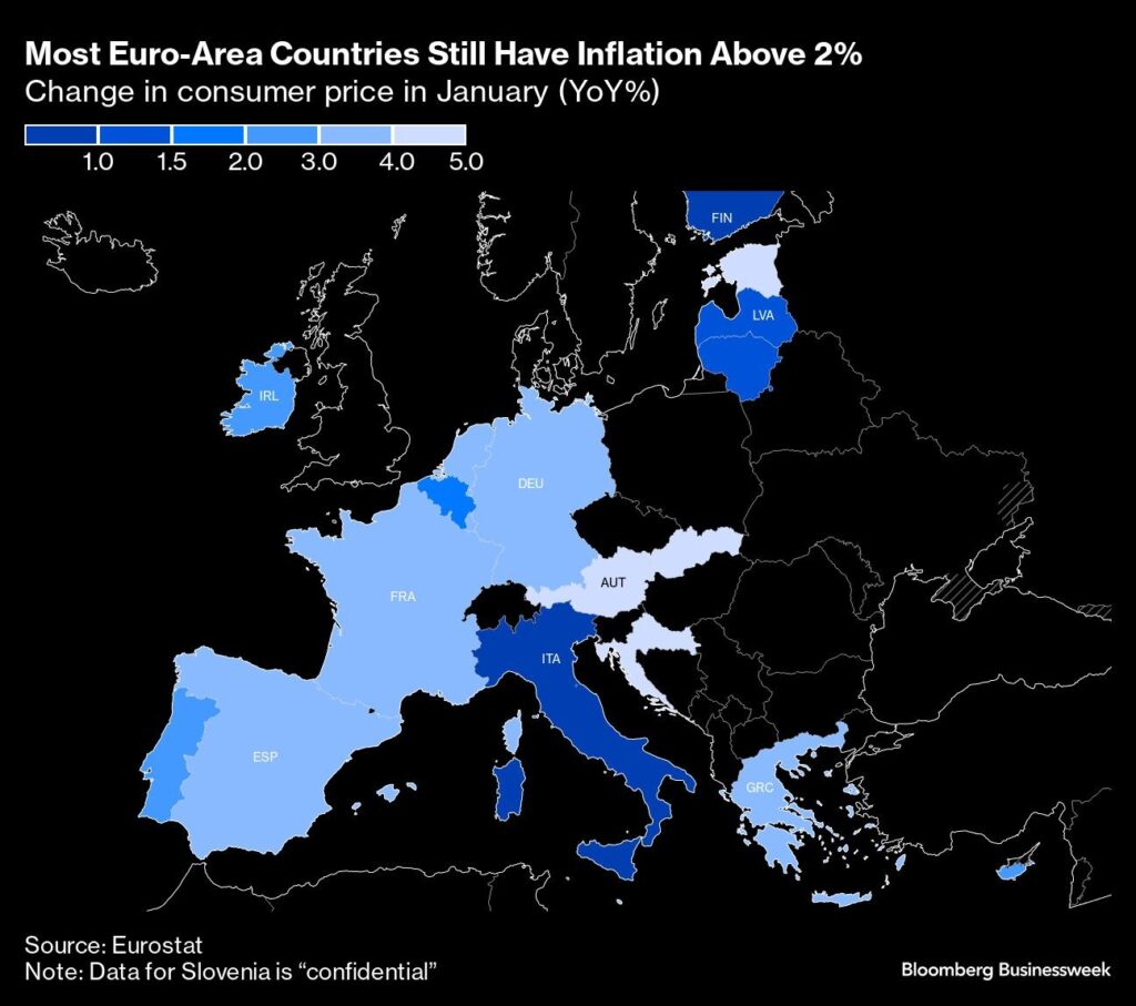 EZB Zinsen Inflation in der Eurozone
