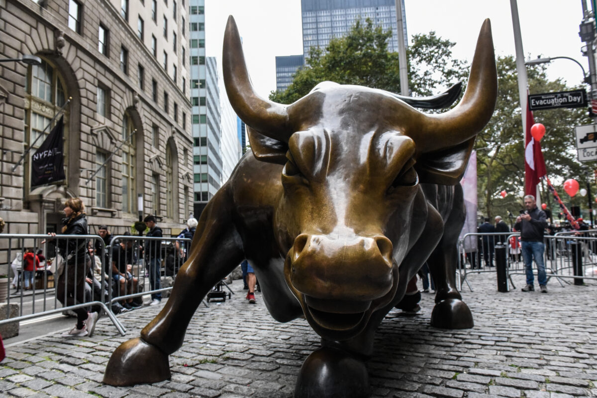 Estatua del toro en Wall Street.  Imagen: Bloomberg