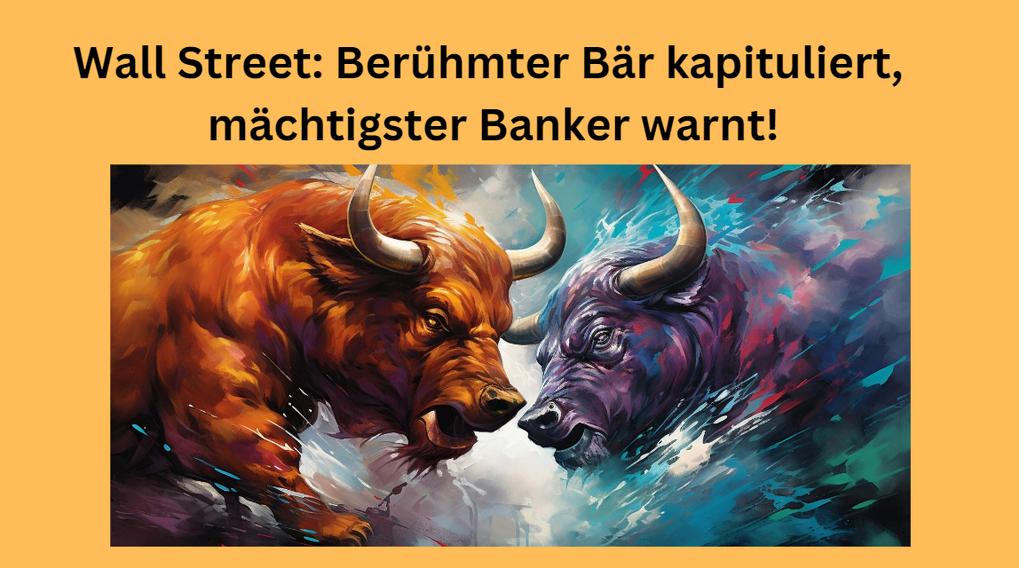 Wall Street Bulle Bär