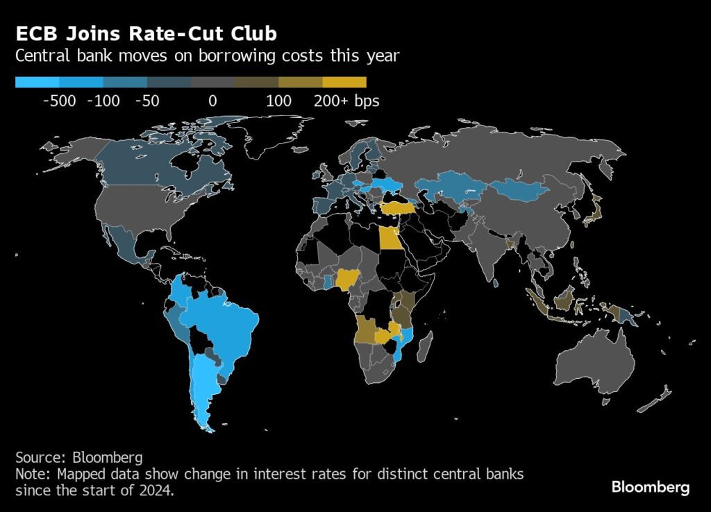 Die EZB um Chefin Lagarde gehört nun auch zum Zinssenkungs-Club