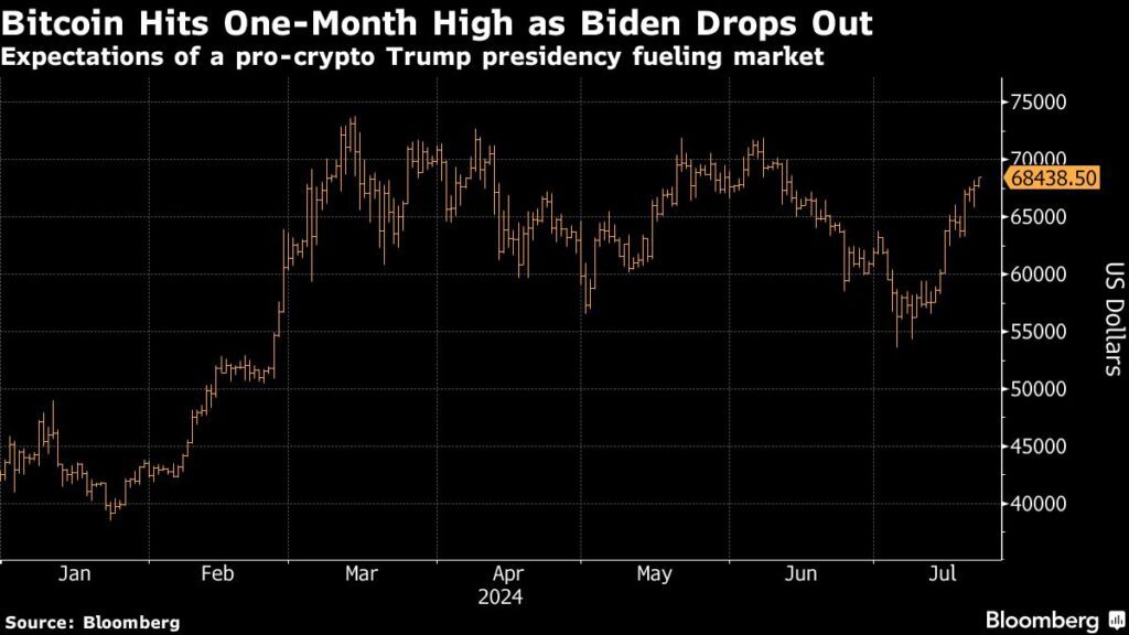 Krypto-Markt: Biden-Rückzug - Trump könnte für Bitcoin-Bullenzyklus sorgen