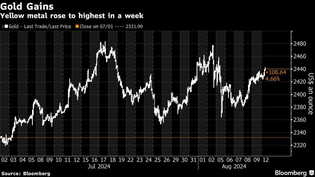 Gold: Goldpreis steigt vor Veröffentlichung der Inflationsdaten auf Rekordhoch – Fed-Zinsen