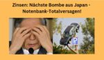 Japan Zinsen Bombe Notenbank Desaster