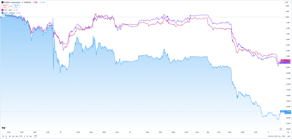 Chip-Aktien Korrektur nach Nvidia-Ausverkauf - Zeit für Buy the Dip?