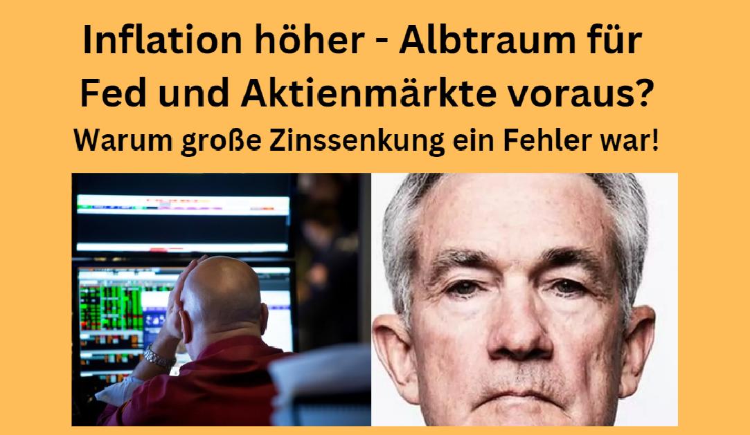 Fed Zinsen Albtraum große Zinssenkung