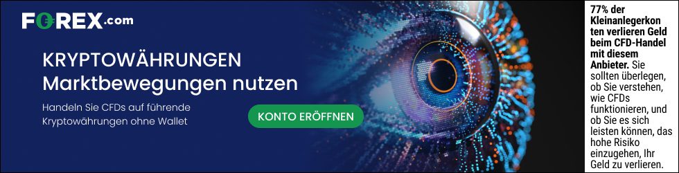 Forex.com Werbebanner Krypto