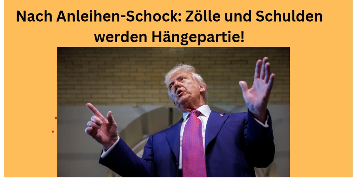 Zölle Schulden Anleihen-Schock