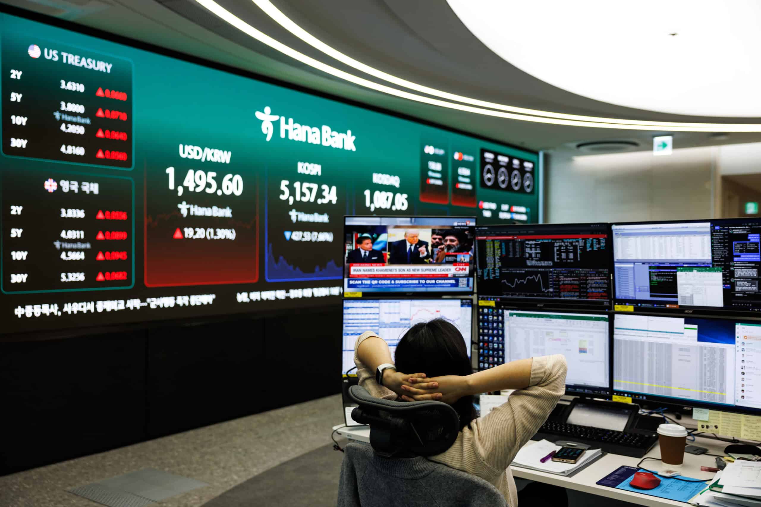 S&uuml;dkorea-Aktien sind im B&auml;renmarkt angekommen