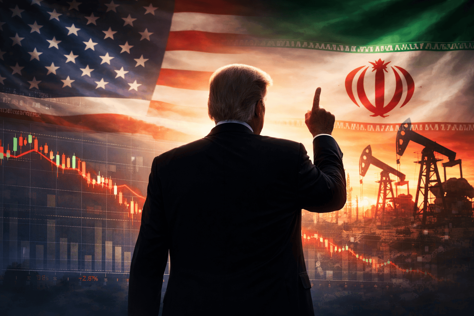 Aktienm&auml;rkte zittern, &Ouml;lpreise steigen vor Trump-Frist