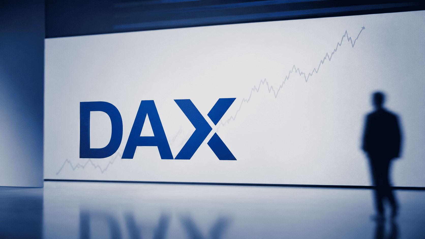 DAX-Index zeigt steigende Kurse an der Börse.