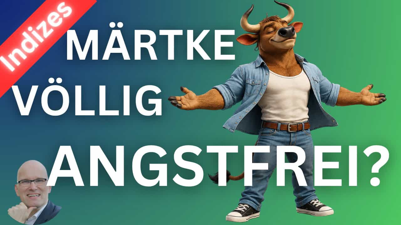 Bulle im Finanzmarkt mit Bullen-Charakter, symbolisiert Marktentwicklung und Angstfreiheit.